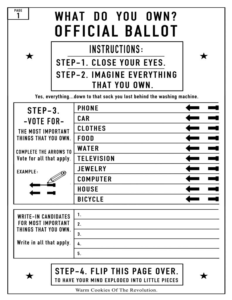 voting ballot